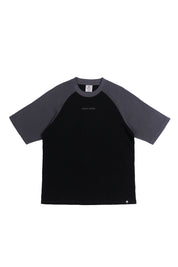 Polera Waffle Raglan Negra&Gris | more amor
