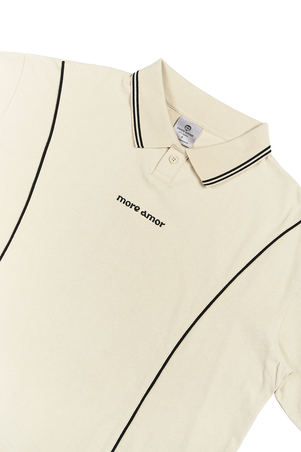 Polera 80's more amor Ecru Boxy Fit Mujer | more amor