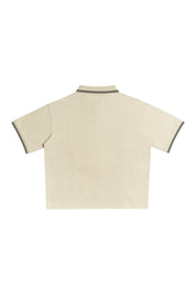 Polera 80's more amor Ecru Boxy Fit Mujer | more amor