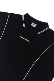 Polera 80's more amor Negra Boxy Fit | more amor