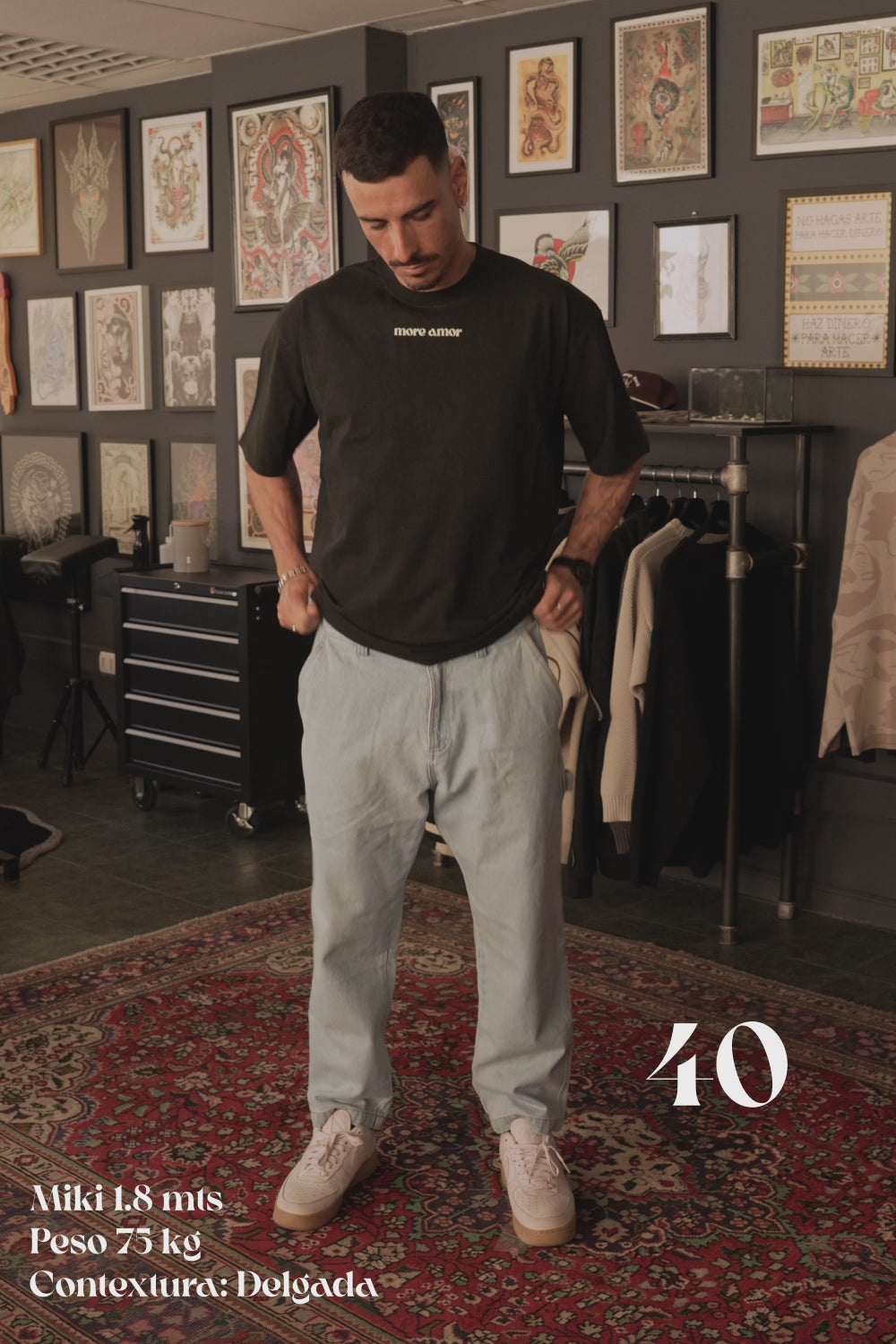 Pantalón Denim Carpenter Celeste | more amor